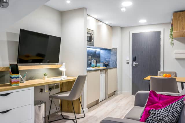 Plans for the new student accommodation in Glasgow.
