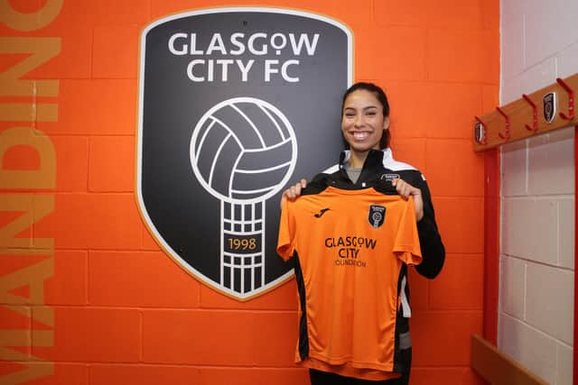 American midfielder Peyton Perea has become Glasgow City’s third January addition