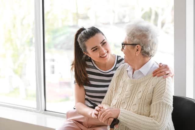Care home residents in England can now have unlimited visits from family and friends (Photo: Shutterstock)