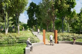 Plans for the new park in Bridgeton.
