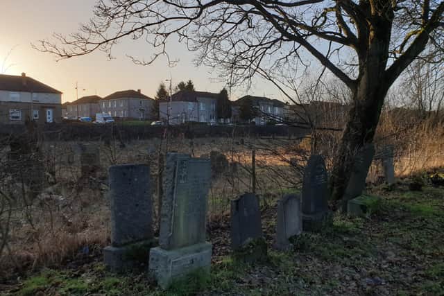 Part of Riddrie Park Cemetery has been closed for 20 years.