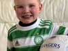 Five-year-old Celtic fan waiting for a heart transplant  delighted by Rangers signed football