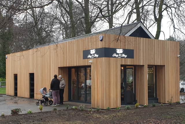 The new Hugs & Mugs cafe.