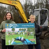 Pollok Country Park’s play area is being renovated.