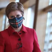 Nicola Sturgeon has confirmed that face masks in Scottish secondary schools will be scrapped. (Credit: Getty)
