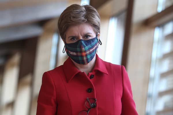 Nicola Sturgeon has confirmed that face masks in Scottish secondary schools will be scrapped. (Credit: Getty)