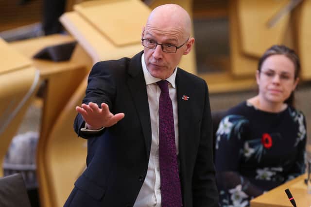Deputy First Minister John Swinney was asked about support for Glasgow’s young people. 