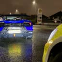 The Lamborghini driver failed a drugs wipe.