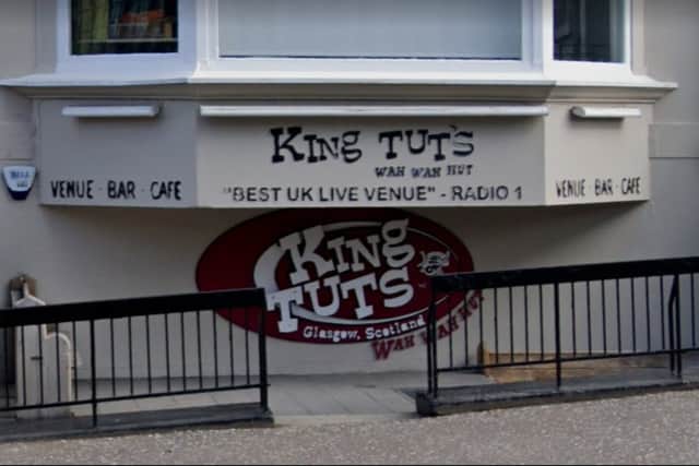 King Tut’s in Glasgow.