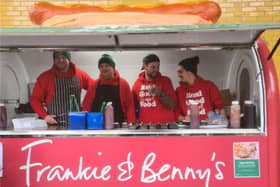 The hot dog van will be based in Glasgow today.