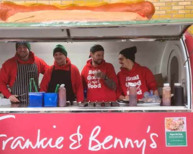 The hot dog van will be based in Glasgow today.