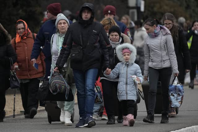 A large number of refugees have been fleeing Ukraine after Russia invaded the country. (Credit: Getty)