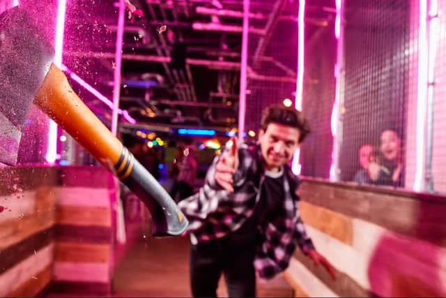 Boom Battle Bar will offer a range of games, including axe throwing.