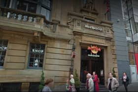 The Hard Rock Cafe Glasgow on Buchanan Street.