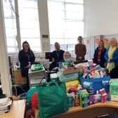 NHS Greater Glasgow and Clyde staff have been collecting essentials.