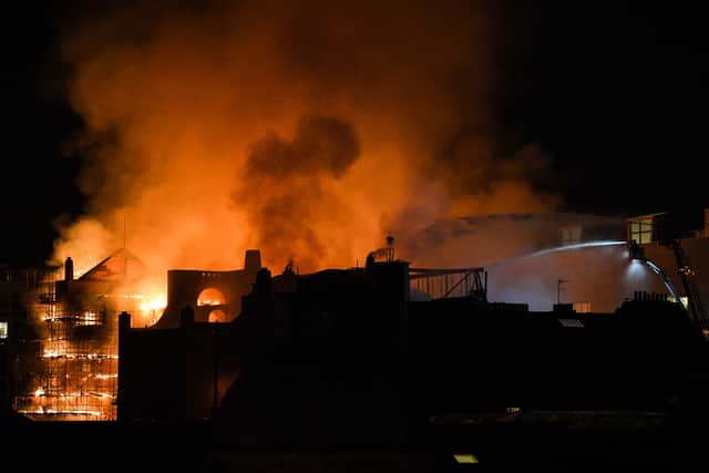 The Mackintosh building was devastated by a second fire in 2018.