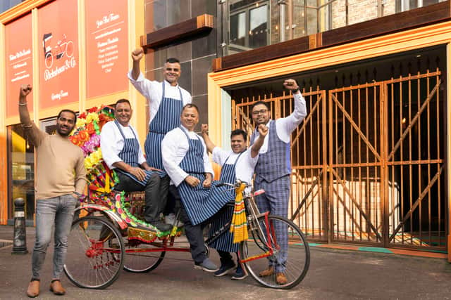 The staff of Rickshaw & Co in the West End