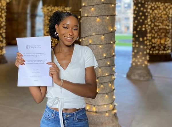 Toju Adelaja and her dissertation based on refugee status, based around a quote from 1995 rom-com Clueless, starring Alicia Silverstone