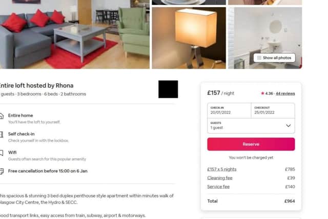 The flat can’t be used on Airbnb anymore.
