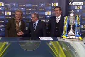 Rod Stewart during the Scottish Cup draw in 2017.