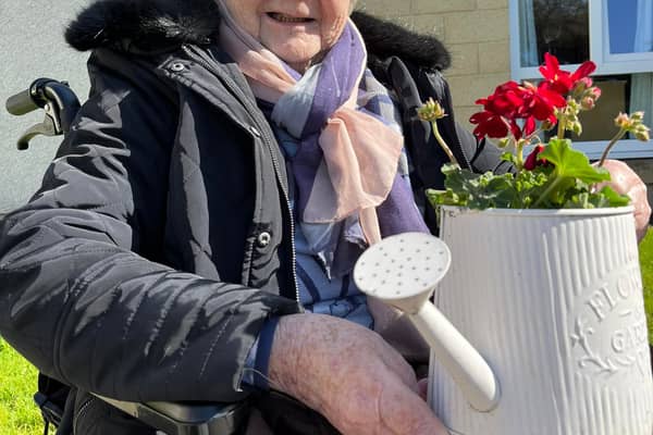 Residents repurposed other gardening items as planters