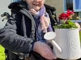 Residents repurposed other gardening items as planters