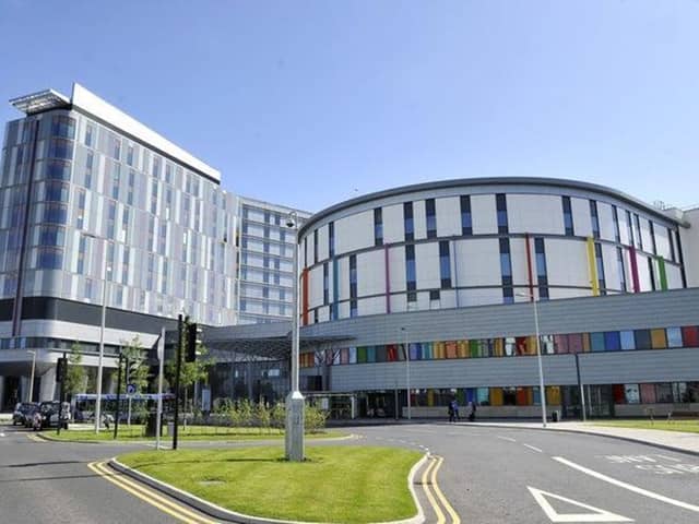 Doctors transferred the tot to the Royal Children's Hospital in Glasgow were she was put into a coma and hooked up to a ventilator.