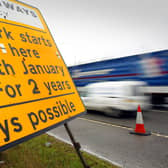 Roadworks in Glasgow this May Bank Holiday. 