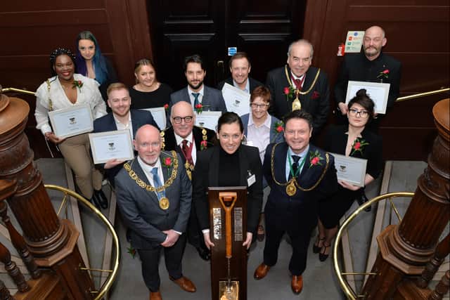 All the winners of Let Glasgow Flourish awards.