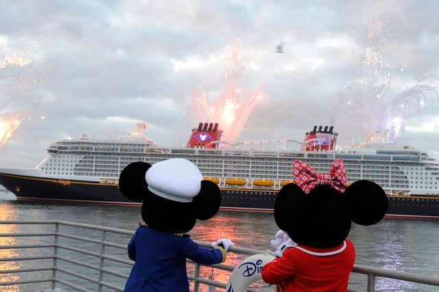 The Disney cruise is coming to Greenock.