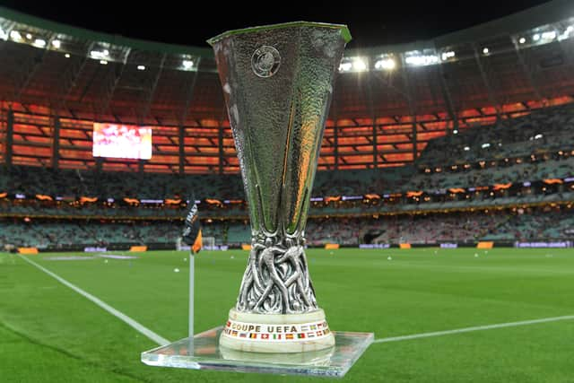 The UEFA Europa League Trophy is the heaviest UEFA piece of silverware