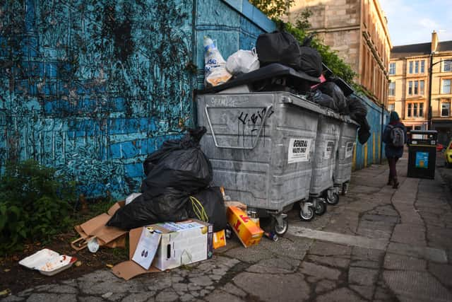 People in Baillieston are concerned about the state of the streets.