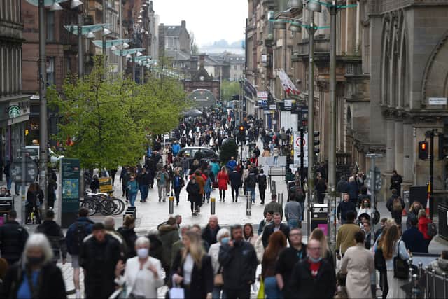 People in Glasgow walk more than in any other UK city.