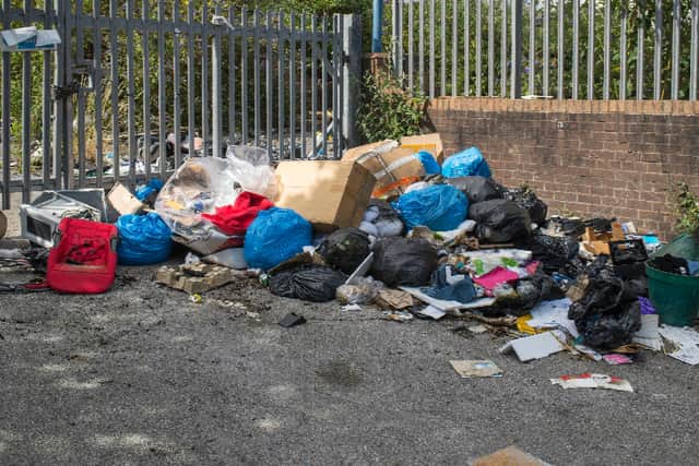 Fly-tipping is a concern among people in Govanhill and the Gorbals.