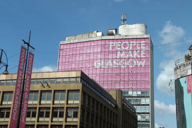 The iconic People Make Glasgow building.