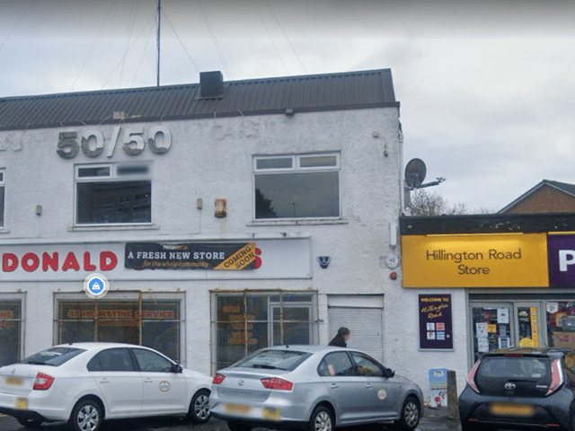 The proposed site for the restaurant in Cardonald.