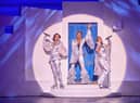 Helen Anker (Tanya), Sara Poyzer (Donna), Nicky Swift (Rosie) in Mamma Mia