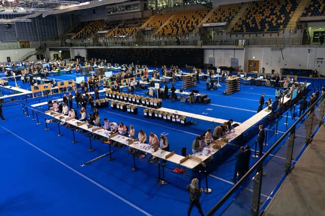 The votes were counted at the Emirates Arena last week.