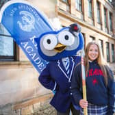 Kelvinside Academy S6 pupil, Emma Williams, S6 pupils who has won a place at Richmond University in the USA on a hockey scholarship