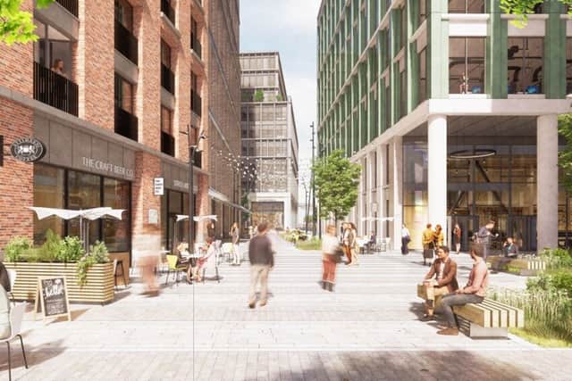 The plans for the Merchant City car park have been approved.