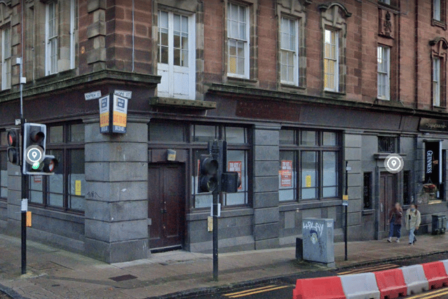 The site on the corner of Renfrew Street and Hope Street.