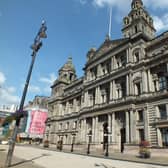 Glasgow City Chambers hosts the book of condolence and is the designated area for floral tributes 