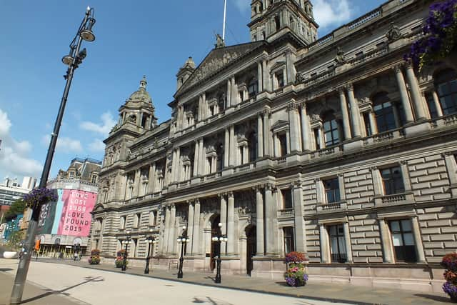 Glasgow City Chambers - home of Glasgow City Council.