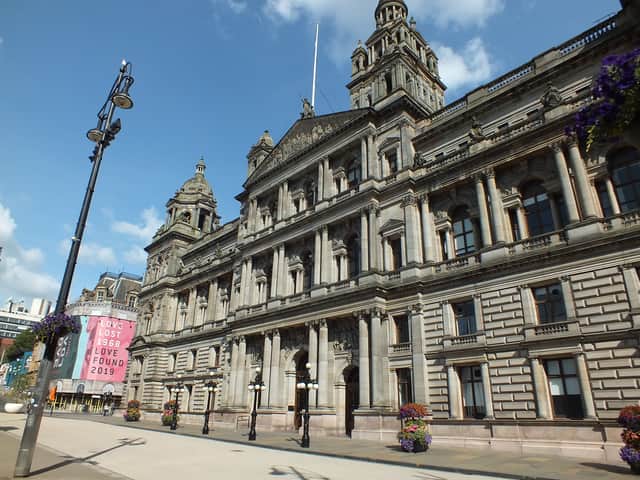 <p>Glasgow City Chambers - home of Glasgow City Council.</p>