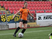 Claire Shine in action for Glasgow City