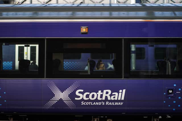 ScotRail trains are seen sitting in Glasgow Queen Street station (Photo by Peter Summers/Getty Images)