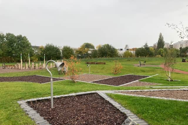 The new park in Toryglen.