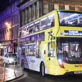 The First Glasgow night bus network is back.