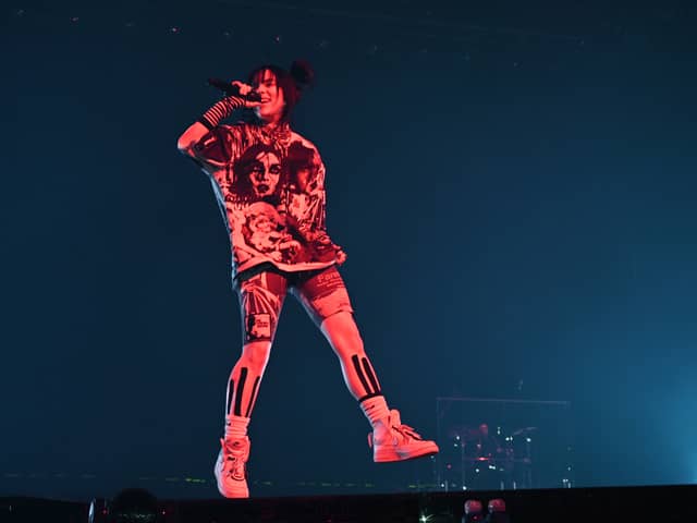 Billie Eilish performed in Glasgow.