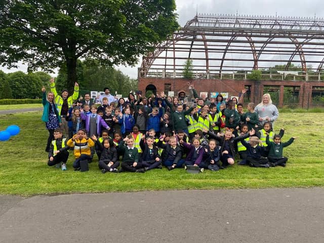 The kids at Springburn Park.